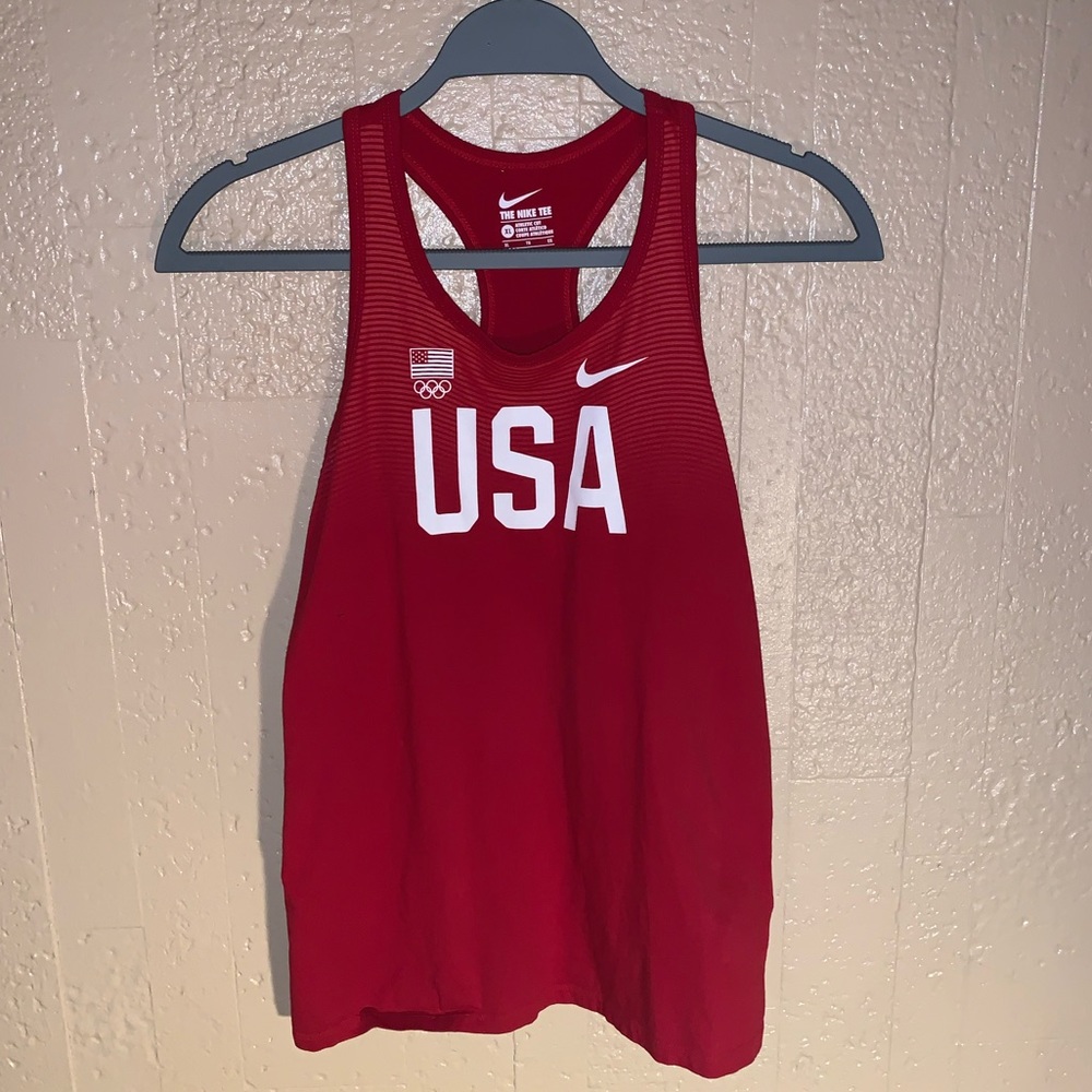 Nike USA red tank top (Youth XL)